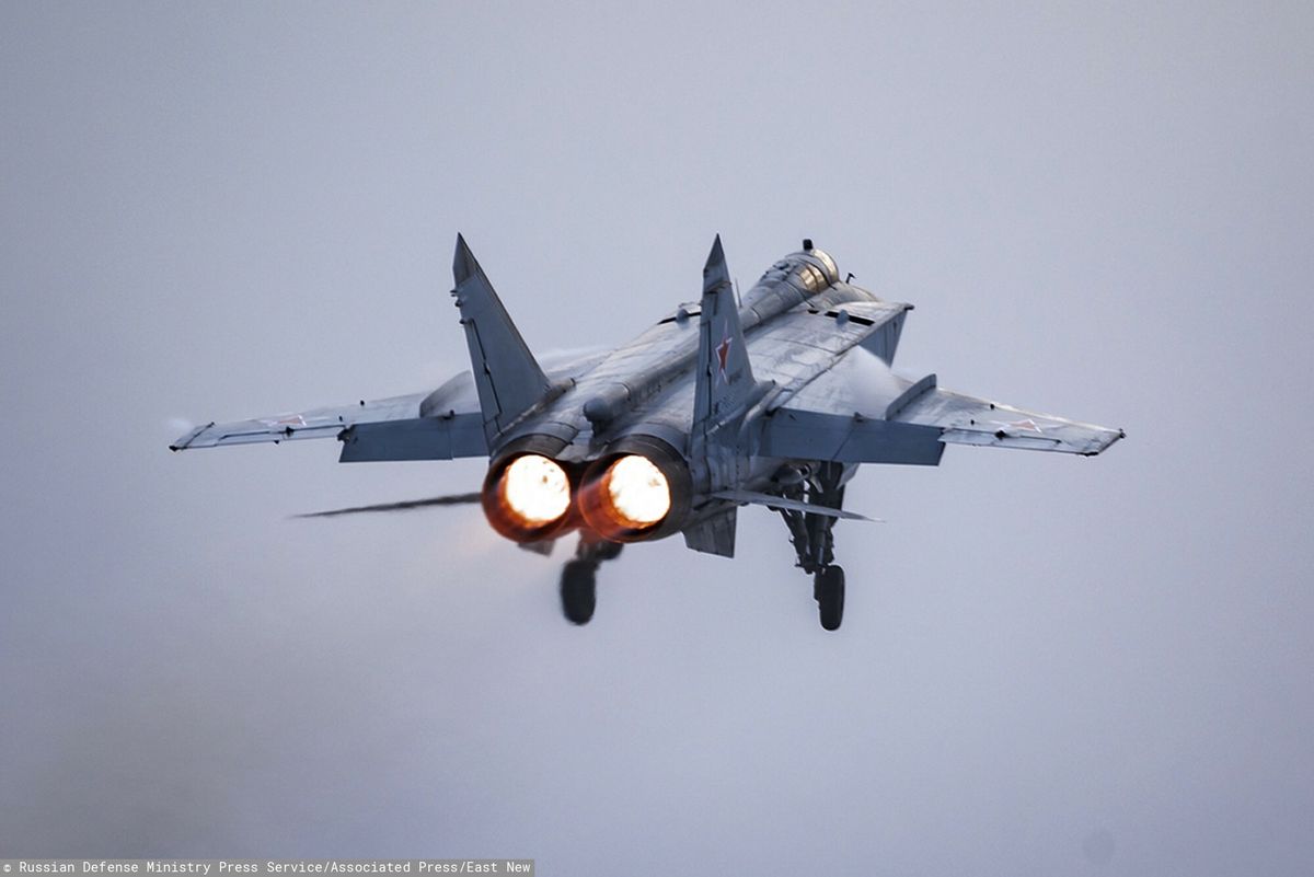 Rozbił się rosyjski samolot myśliwski MiG-31