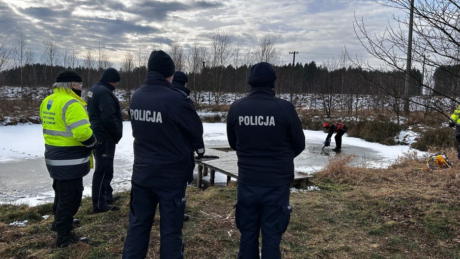 Będźmierowice. Policja na miejscu