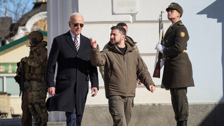 Amerykański prezydent Joe Biden z historyczną wizytą w Kijowie