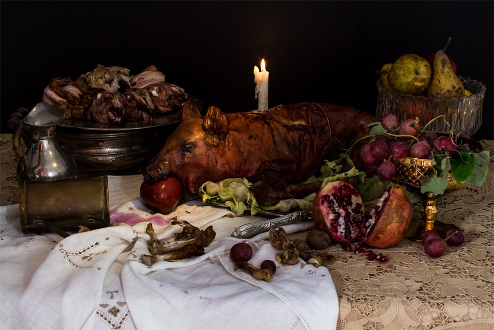 Celebryci mają naprawdę dziwne zwyczaje żywieniowe. Oto ich diety przedstawione jako klasyczna martwa natura 8