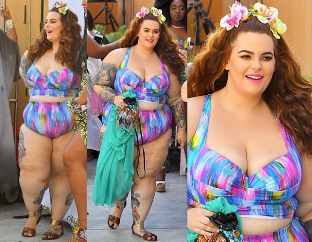 Tess Holliday miesiąc po porodzie w bikini (ZDJĘCIA)