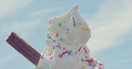 Lody włoskie light o smaku waniliowym