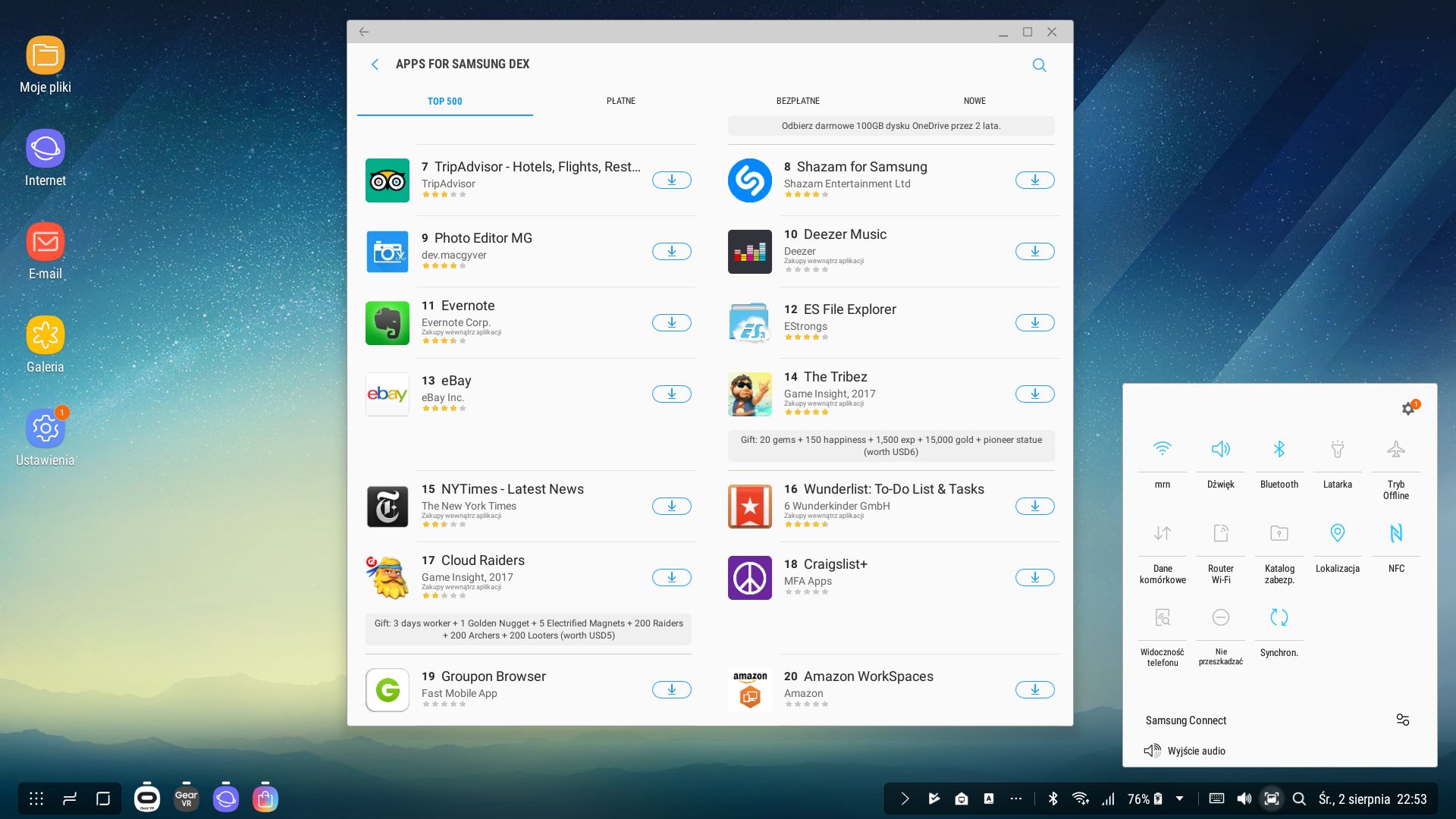 Samsung DeX, czyli smartfon jako komputer. To rozwiązanie lepsze niż myślałem, ale gorsze niż powinno 7