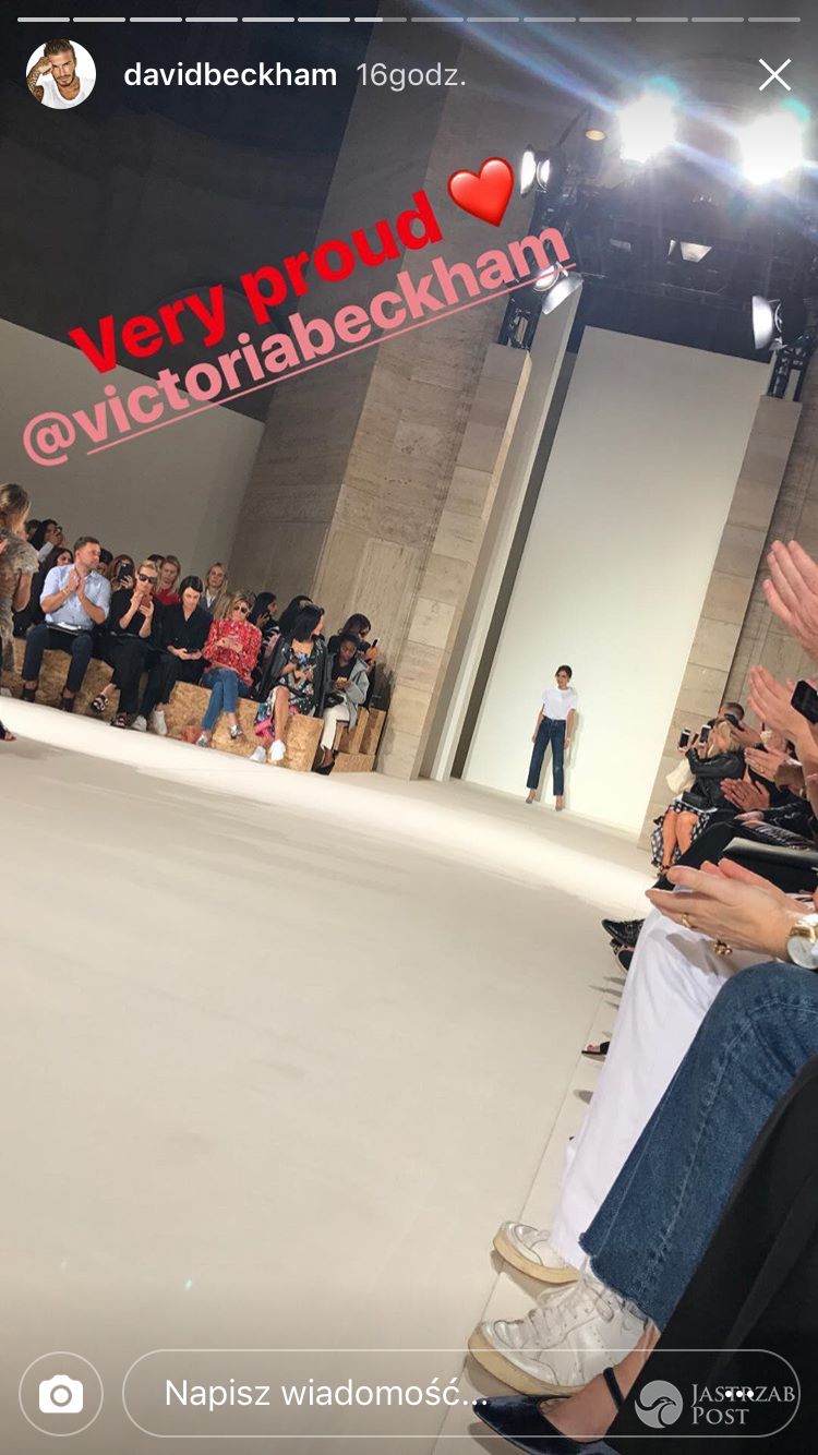David Beckham wspierał Victorię na New York Fashion Week