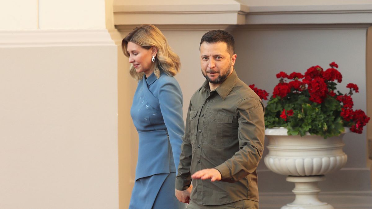 Wolodymyr i Ołena Zełenscy 2023