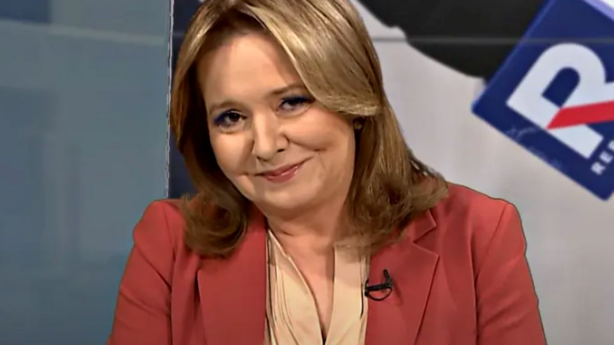 Danuta Holecka w programie informacyjnym "Dzisiaj"