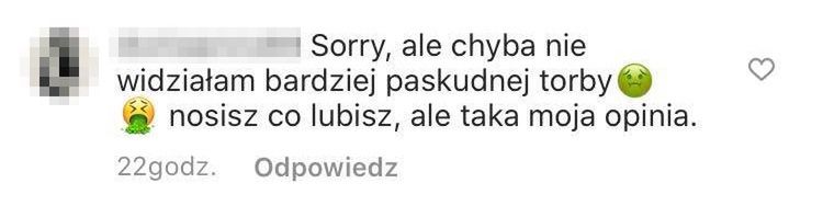 Jessica Mercedes krytykowana za dobór torby