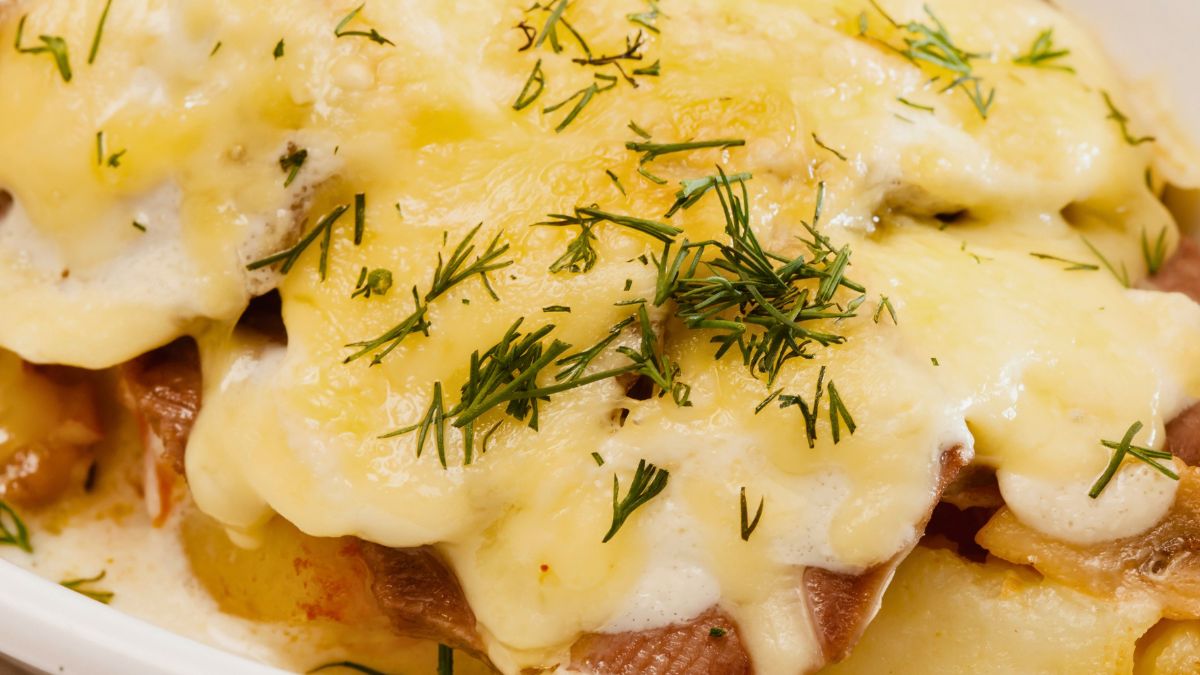 Schab po góralsku z kapustą kiszoną