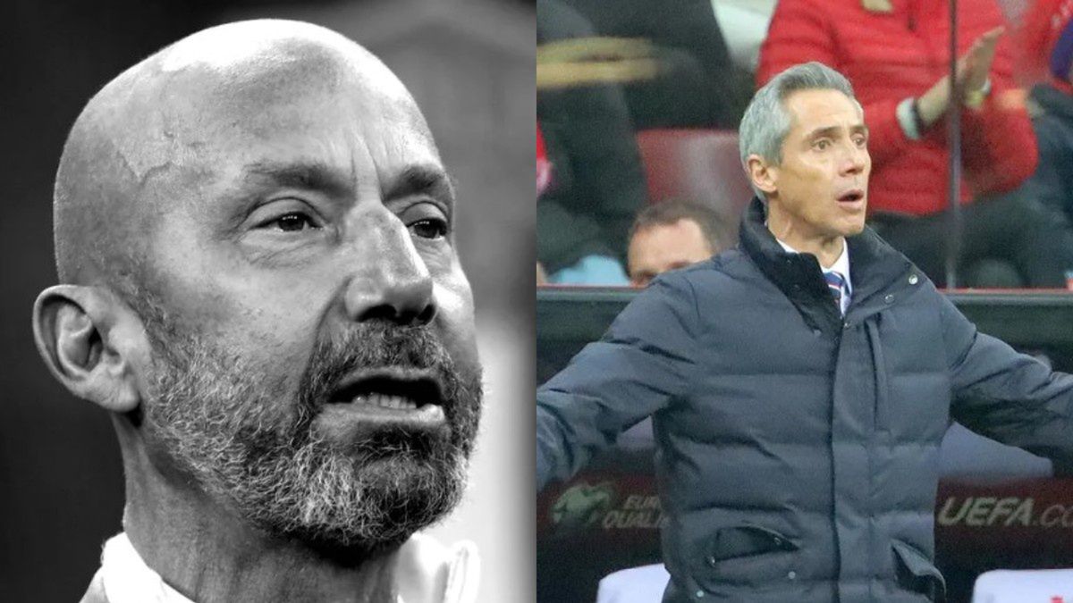 Na zdjęciu: Gianluca Vialli, Paulo Sousa