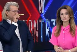 Jakimowicz zbłaźnił się na wizji. Mina prezenterki mówi wszystko