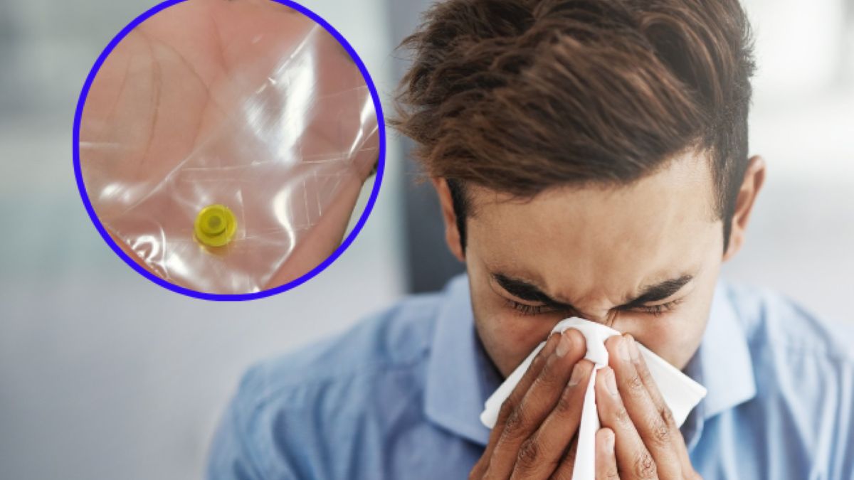 Miał klocek w nosie przez 26 lat.