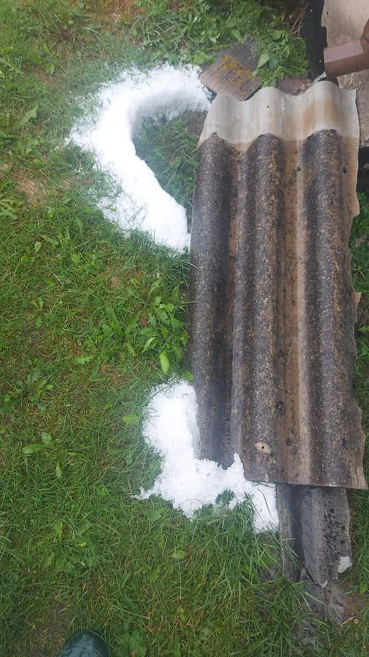 Gradobicie w miejscowości Czarnystok