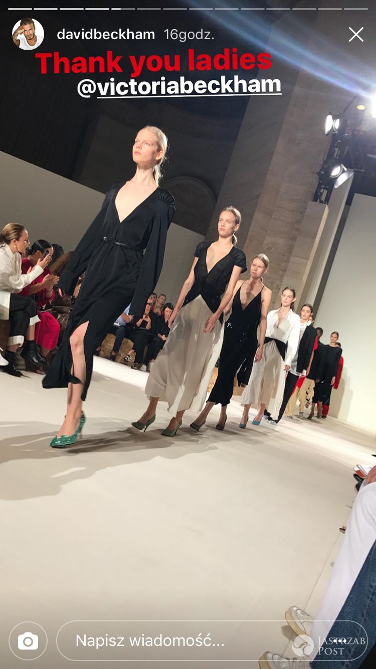 David Beckham wspierał Victorię na New York Fashion Week