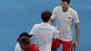 Hurkacz zagrał z trenerem. Było blisko sensacji