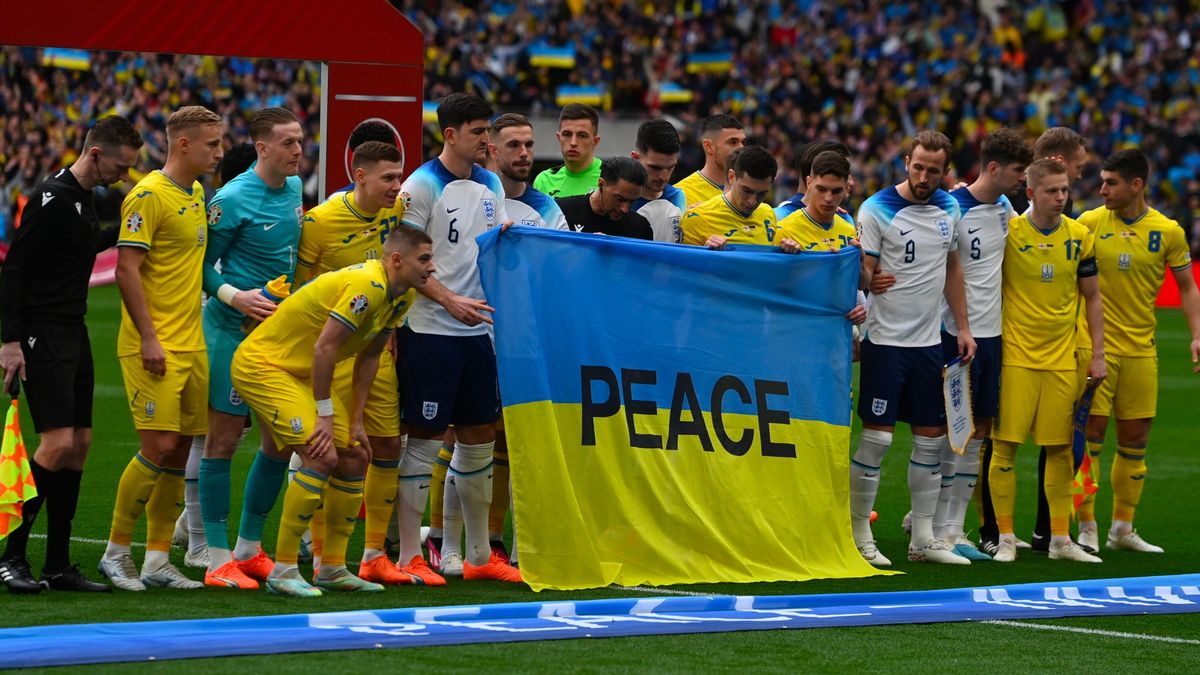 Wyjątkowe obrazki przed meczem Anglia - Ukraina