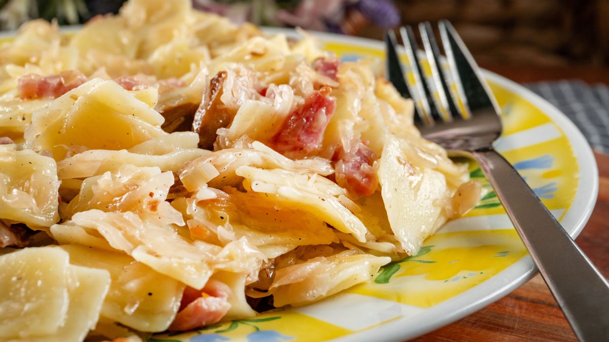 Czeski makaron, w stylu naszych łazanek