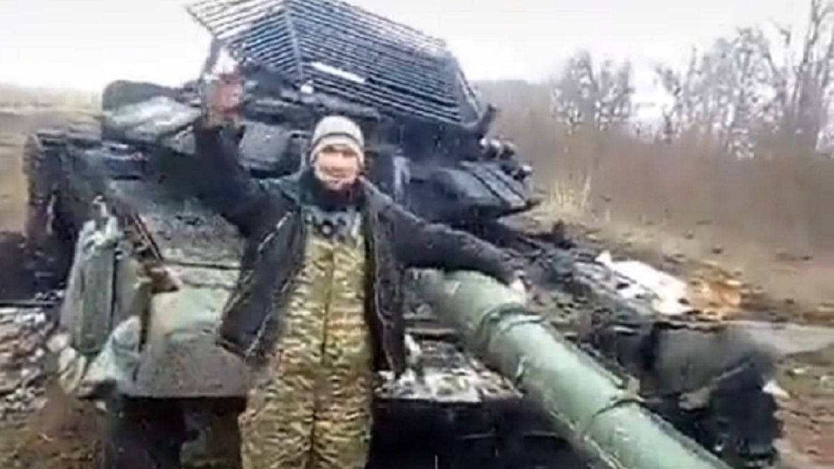 Kolejne rosyjskie czołgi zniszczone.
