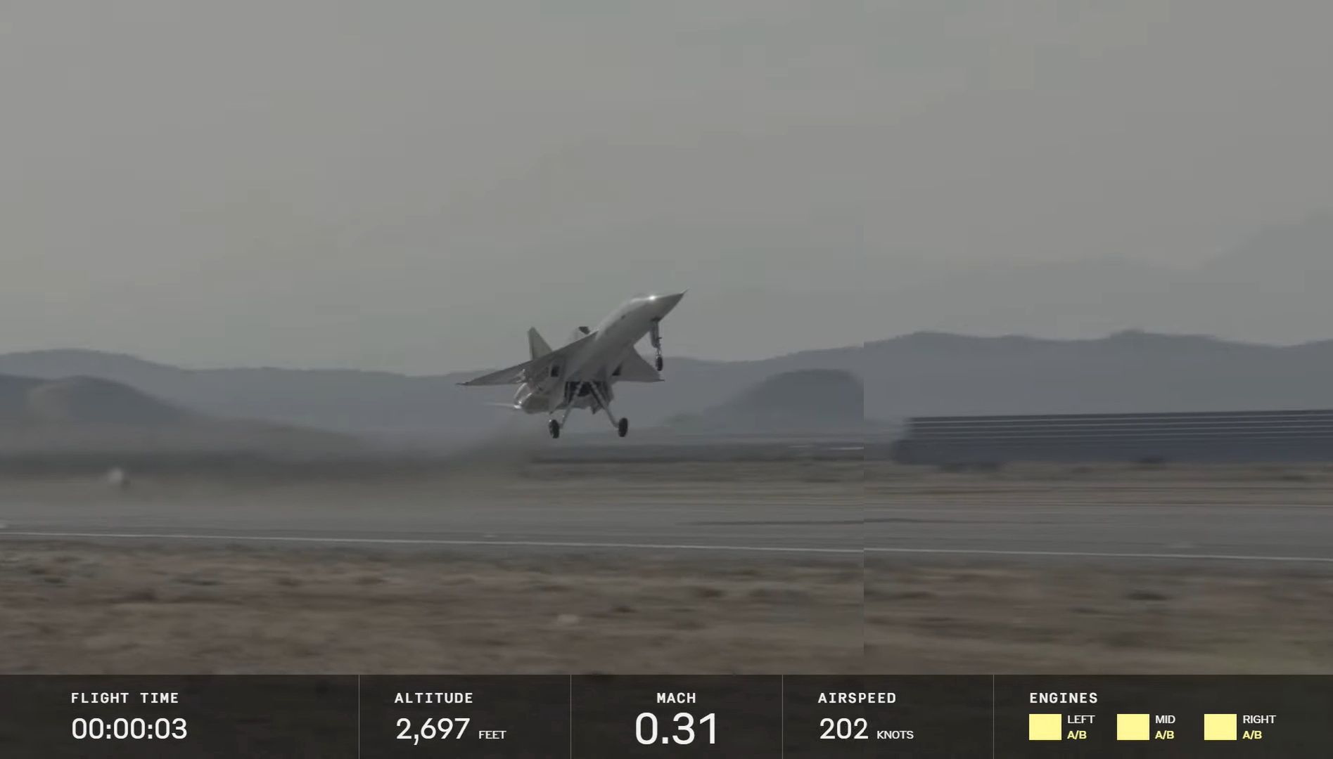Samolot BoomSupersonic XB-1 osiągnął rekordową prędkość 1,1 Mach