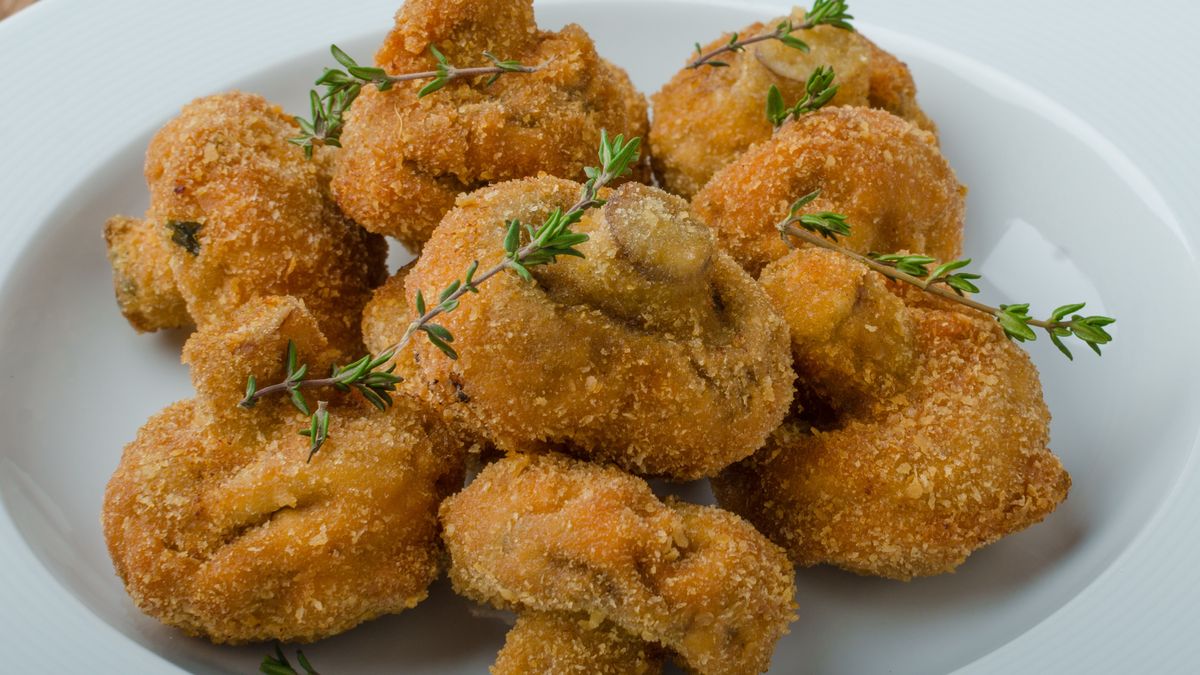 Panierowane pieczarki