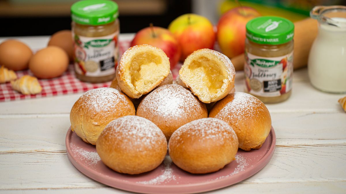 Puszyste jak chmurka bułeczki z owocowym nadzieniem to jest to!