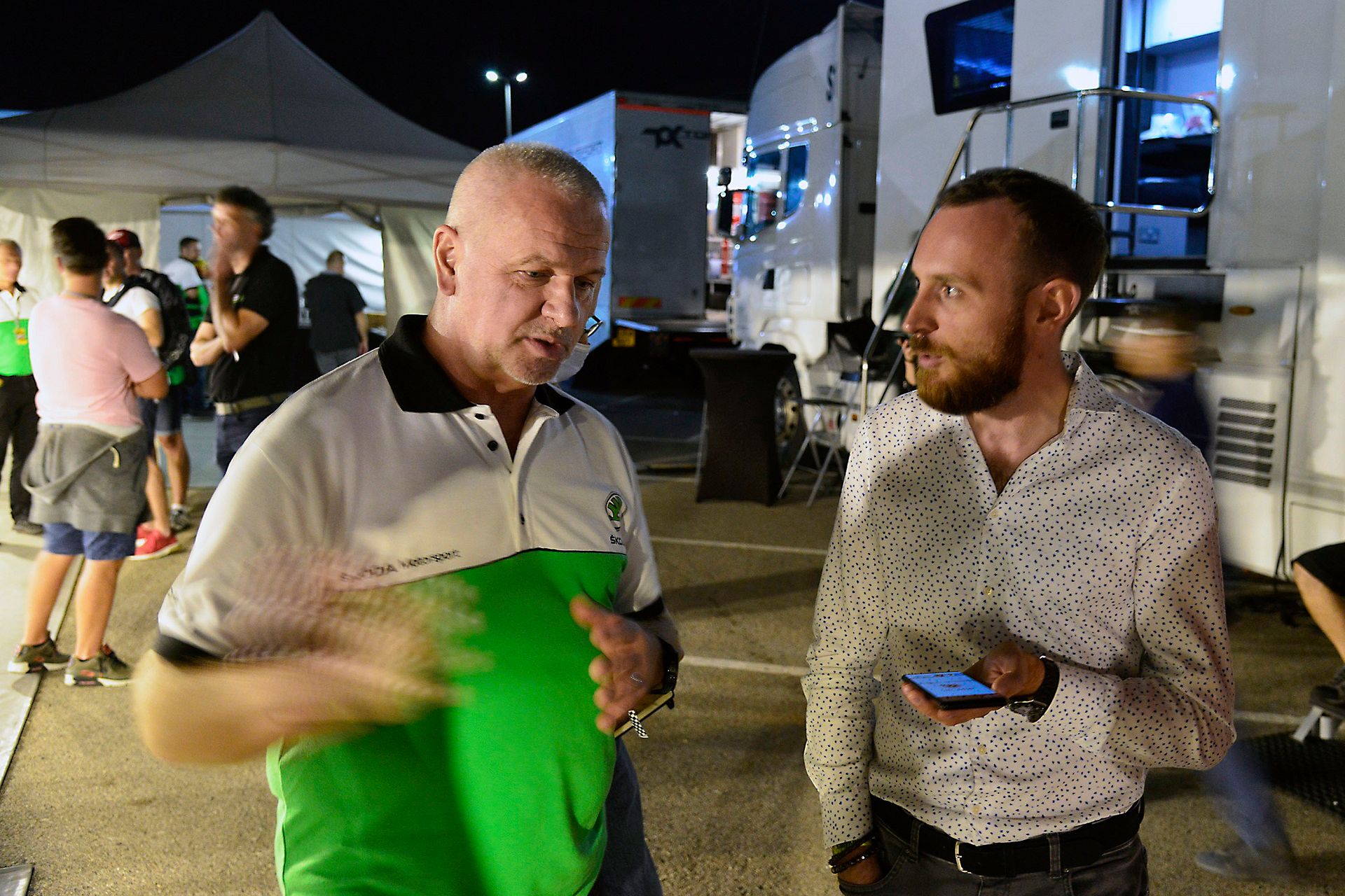 Mateusz Żuchowski i Michal Hrabánek na Rajdzie Hiszpanii