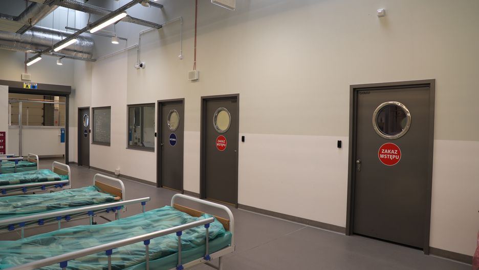Śląskie. Pierwszych pacjentów przyjął 30 marca drugi szpital tymczasowy w województwie, w Pyrzowicach. 
