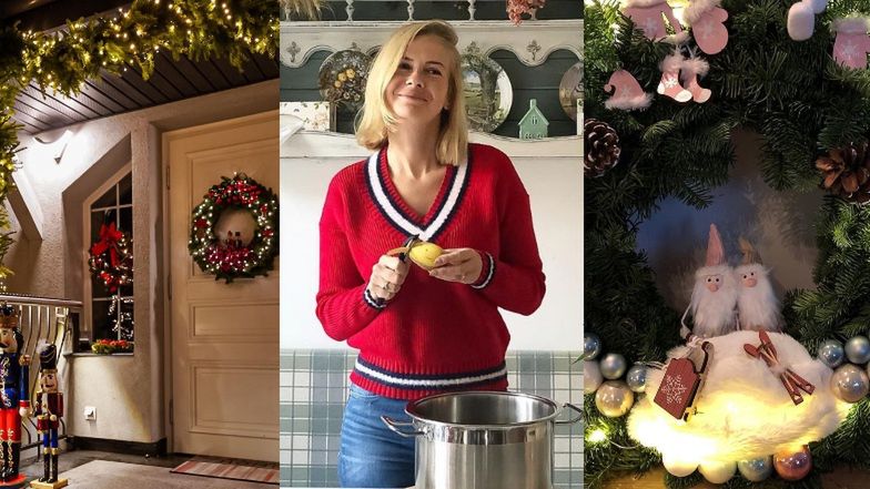 Edyta Pazura pokazała świąteczne dekoracje