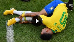 Mundial 2018. Brazylia: Meksyk: Atak na kostkę Neymara. Powinna być kartka? (TVP Sport)
