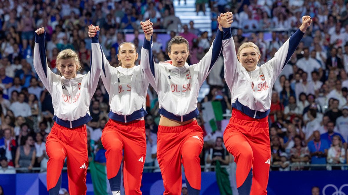 Zdjęcie okładkowe artykułu: Getty Images / Andrzej Iwanczuk/NurPhoto / Na zdjęciu: polskie szpadzistki, brązowe medalistki IO w Paryżu