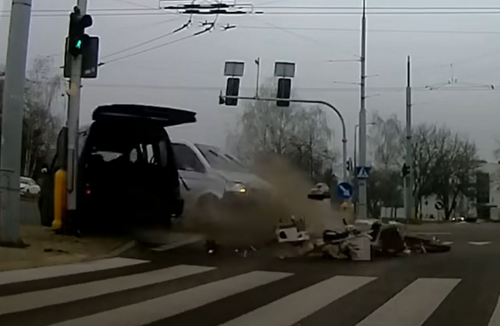 Wypadek wyglądał dramatycznie