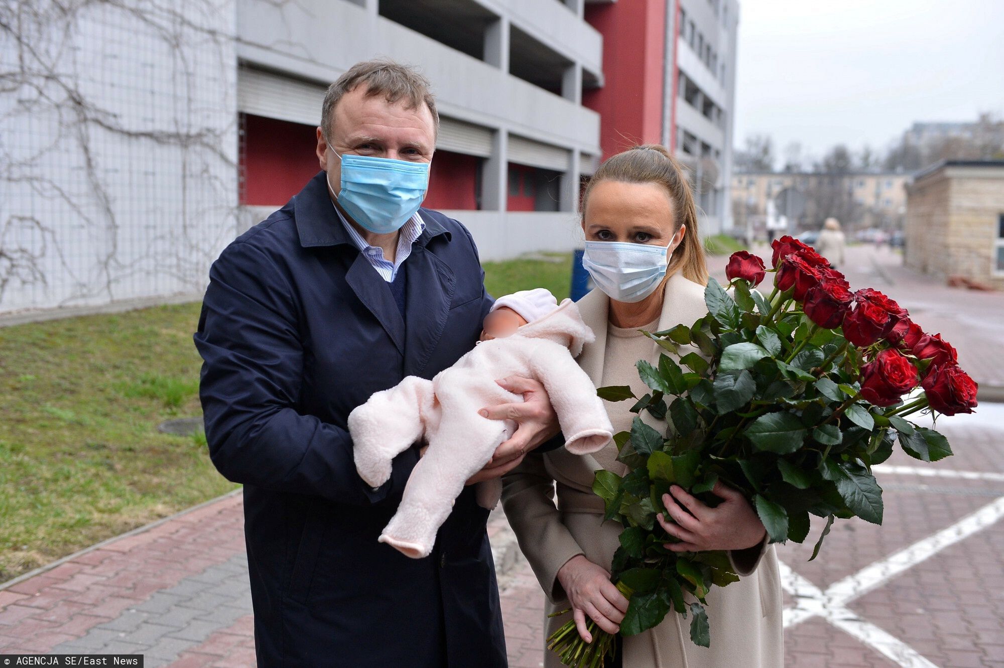 Jacek Kurski z żoną Joanną Kurską