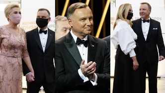 Gala Wręczenia Nagród XVIII Konkursu Chopinowskiego: eleganccy Andrzej i Agata Dudowie, wpatrzony w żonę Jacek Kurski (ZDJĘCIA)