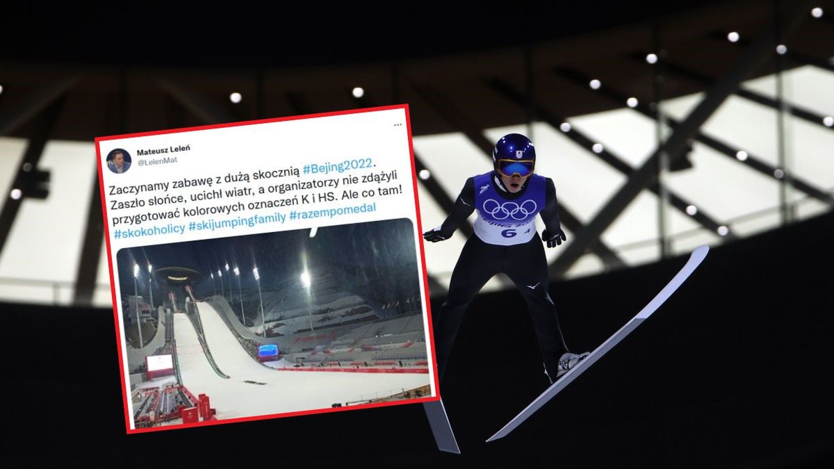 Zdjęcie okładkowe artykułu: PAP/EPA / DIEGO AZUBEL / Twitter/LelenMat / Na zdjęciu: Ryoyu Kobayashi, na małym zdjęciu: skocznie olimpijskie