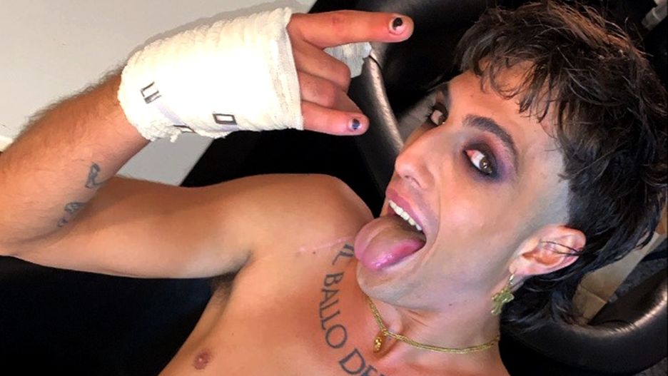 Damiano David z Maneskin zranił się na koncercie w Polsce