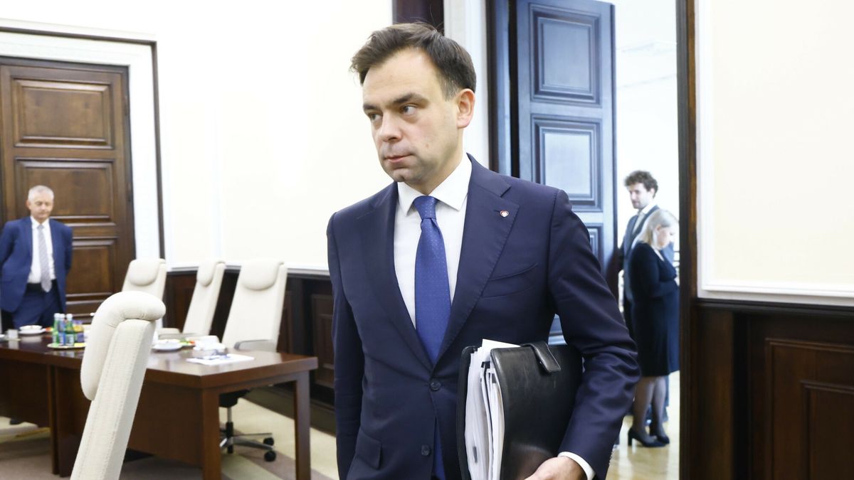 Na zdjęciu minister finansów Andrzej Domański