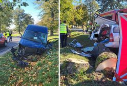 Tragiczny wypadek na łuku drogi. 28-latek zginął na miejscu