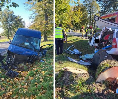 Tragiczny wypadek na łuku drogi. 28-latek zginął na miejscu