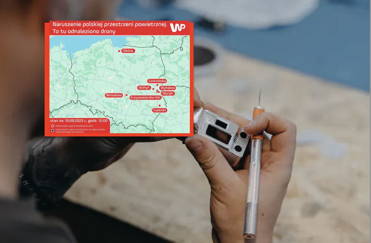 Wtargnięcie było celowe. Raport ws. dronów nad Polską