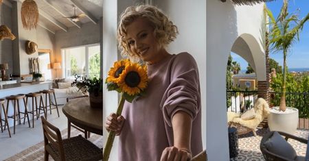 Tak Dorota Szelągowska urządziła swój dom w Hiszpanii: wiklinowe dodatki, malowidło ścienne i rajski taras (ZDJĘCIA)
