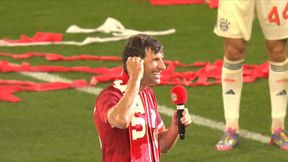 Mueller przygotował dowcip o pogrzebie. Opowiedział go kibicom Bayernu