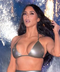 Kim Kardashian w mikroskopijnym bikini. Nie pozostawiło miejsca wyobraźni