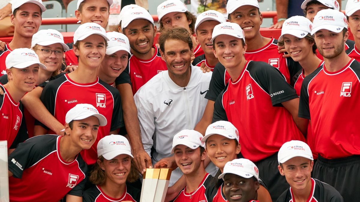 PAP/EPA / VALERIE BLUM / Na zdjęciu: Rafael Nadal, mistrz Rogers Cup 2019 w Montrealu