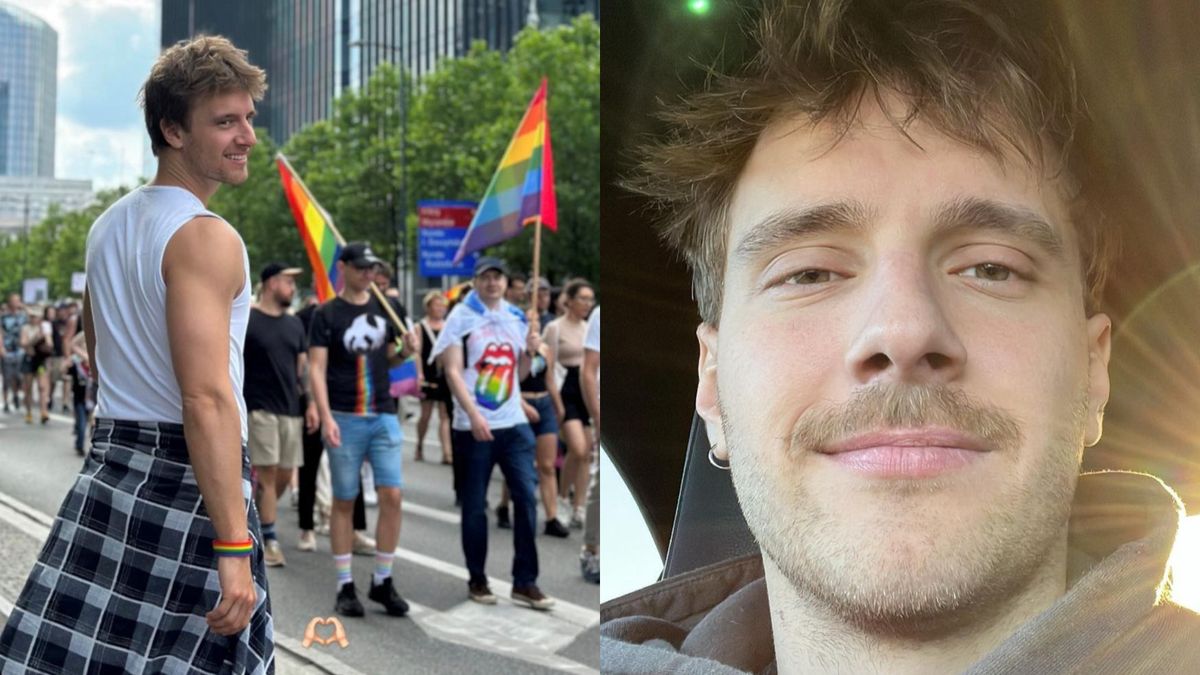 Maciej Musiał pojawił się na warszawskiej Paradzie Równości