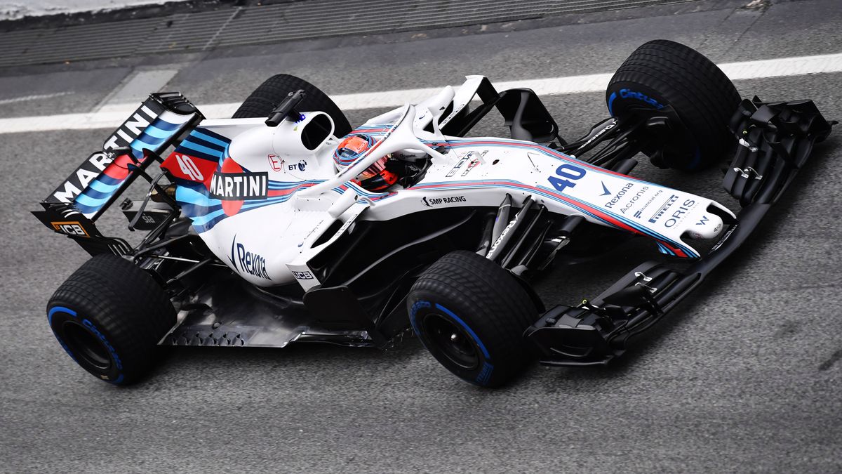 Robert Kubica podczas testów w Barcelonie