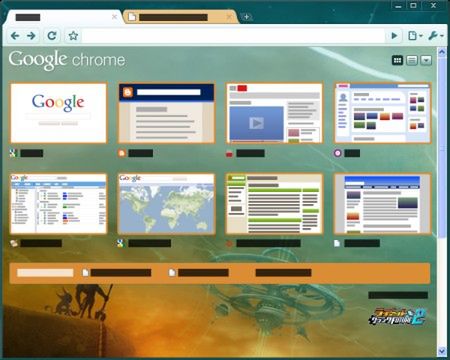 Motywy z gier w Google Chrome