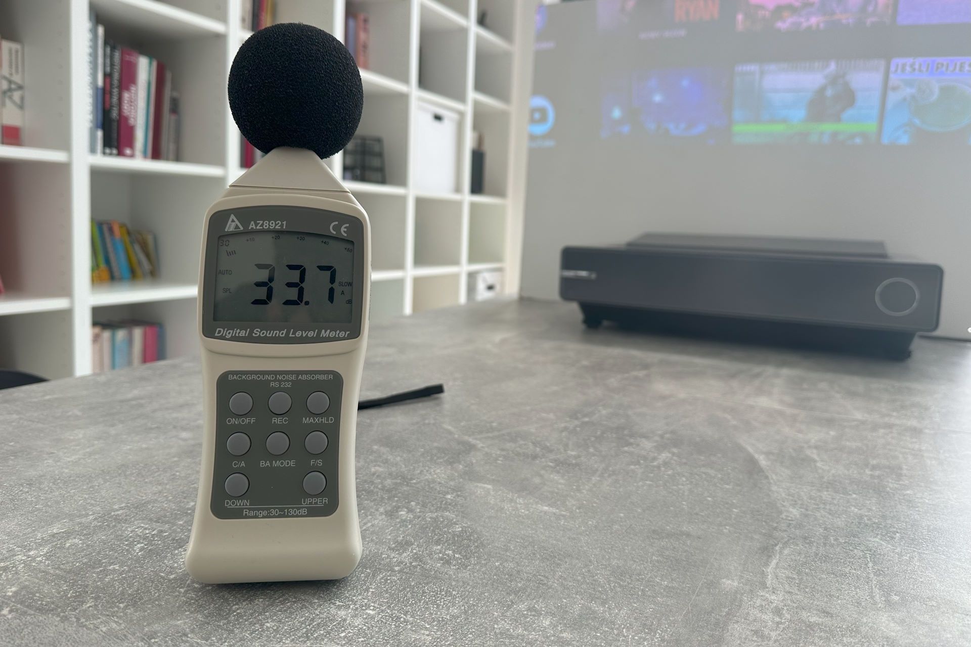 Hisense PX1-PRO - pomiar głośności