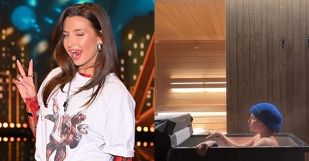 Julia Wieniawa w czapce i bikini zanurza się w LODOWATEJ wodzie (FOTO)