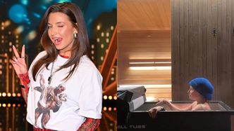 Julia Wieniawa w czapce i bikini zanurza się w LODOWATEJ wodzie (FOTO)