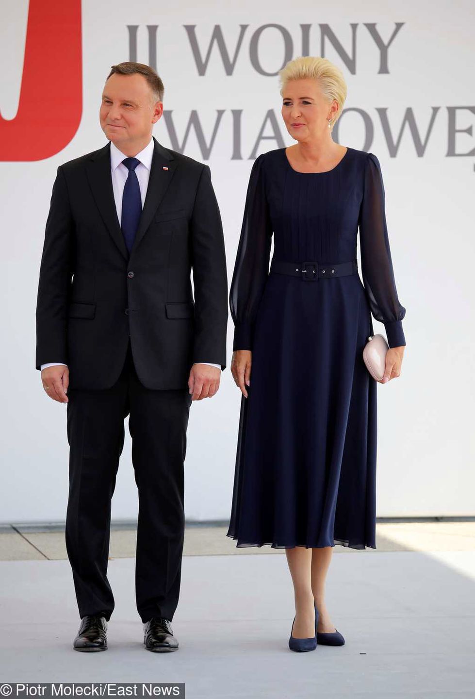 Andrzej Duda i Agata Duda na obchodach 80. rocznicy Drugiej Wojny Światowej