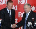 Kaczyński i Tusk: Wola współpracy, brak konkretów